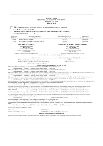 Thumbnail Edison International
 10-K Annual Report 