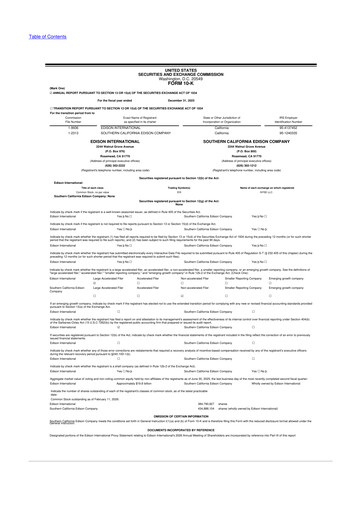 Vorschaubild Edison International
 10-K Jahresbericht 