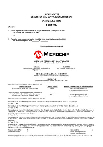 Thumbnail Microchip Technology 10-K Annual Report 2026