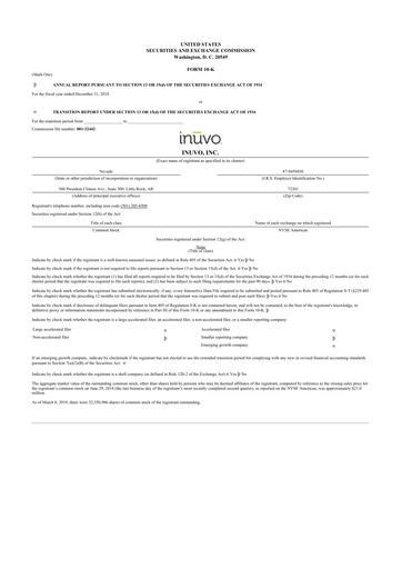 Thumbnail Inuvo 10-K Annual Report 2018