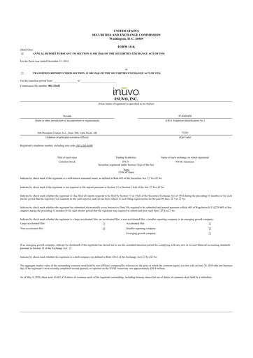 Thumbnail Inuvo 10-K Annual Report 2019