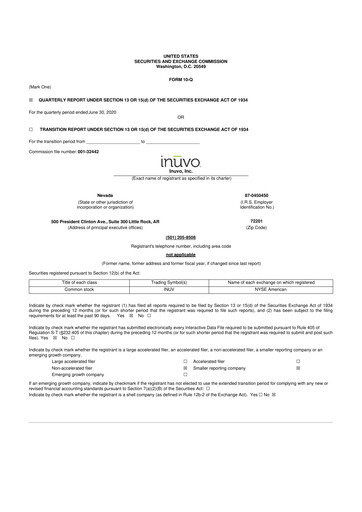 Thumbnail Inuvo 10-Q Quarterly Report FY2020 