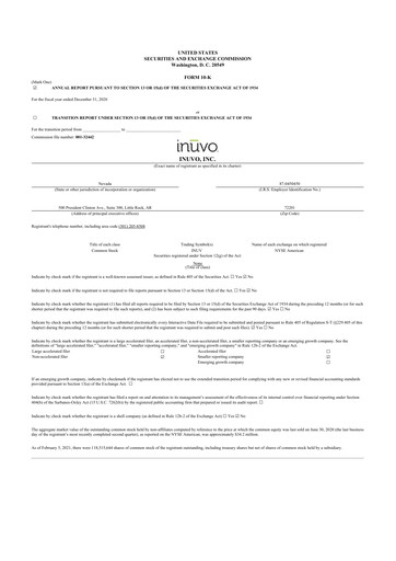 Thumbnail Inuvo 10-K Annual Report 2020