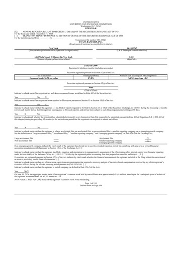Thumbnail Evans Bancorp 10-K Annual Report 2024
