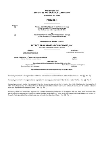 Thumbnail FRP Holdings
 10-K Annual Report 