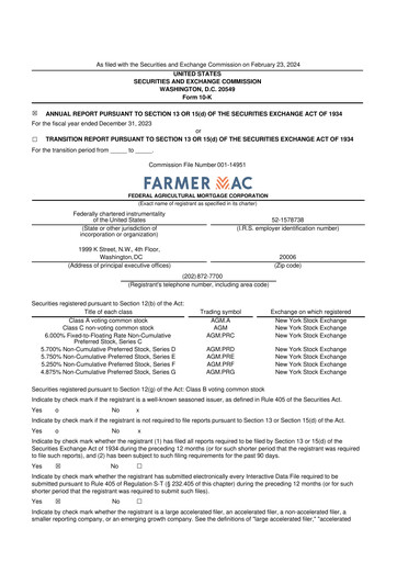 Thumbnail Federal Agricultural Mortgage Corporation 10-K Annual Report 2023