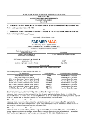 Thumbnail Federal Agricultural Mortgage Corporation 10-Q Quarterly Report FY2026 