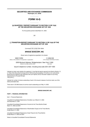 Miniature Dime Community Bancshares 10-Q Rapport trimestriel  