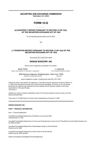 Miniature Dime Community Bancshares 10-Q Rapport trimestriel  