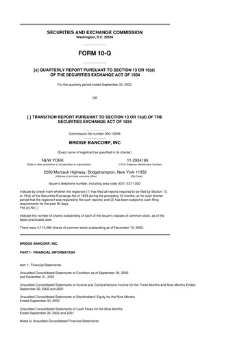 Miniature Dime Community Bancshares 10-Q Rapport trimestriel  