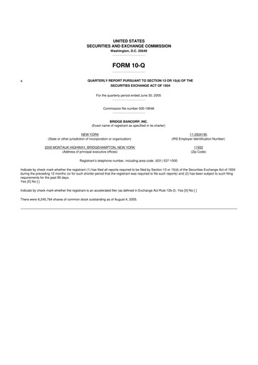 Miniature Dime Community Bancshares 10-Q Rapport trimestriel  