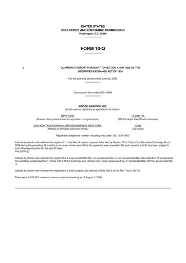 Miniature Dime Community Bancshares 10-Q Rapport trimestriel  