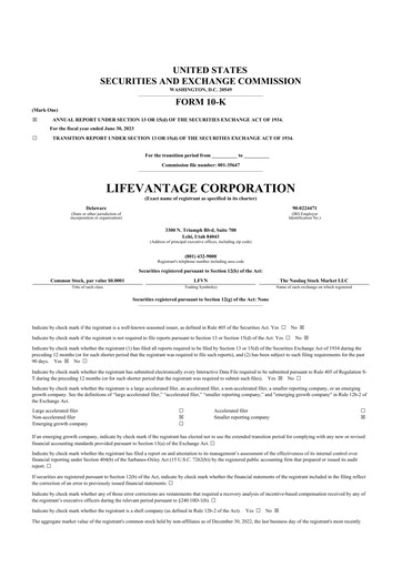Thumbnail Lifevantage 10-K Annual Report 2023