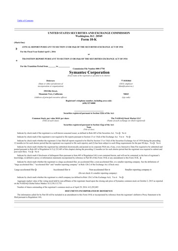 Thumbnail Gen Digital 10-K Annual Report 2016