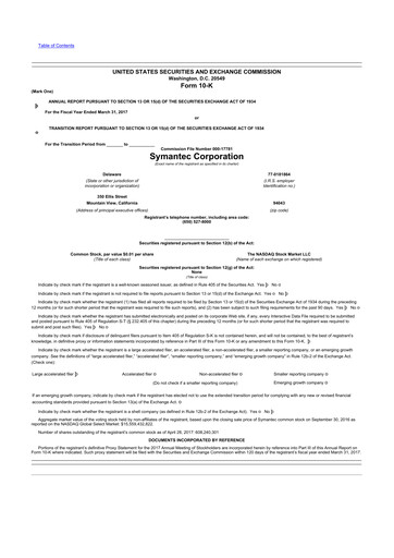 Thumbnail Gen Digital 10-K Annual Report 2017