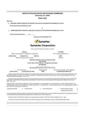 Thumbnail Gen Digital 10-Q Quarterly Report FY2020 