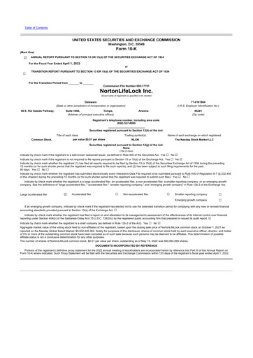 Thumbnail Gen Digital 10-K Annual Report 2022