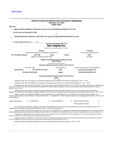 Thumbnail Gen Digital 10-K Annual Report 2026