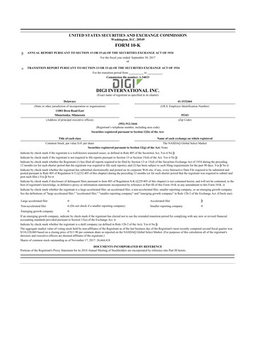 Thumbnail Digi International
 10-K Annual Report 2017