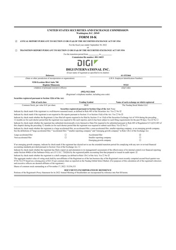 Thumbnail Digi International
 10-K Annual Report 2022