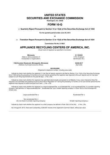 Vorschaubild ALT5 Sigma 10-Q Quartalsbericht 2013 