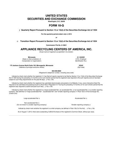 Vorschaubild ALT5 Sigma 10-Q Quartalsbericht 2015 