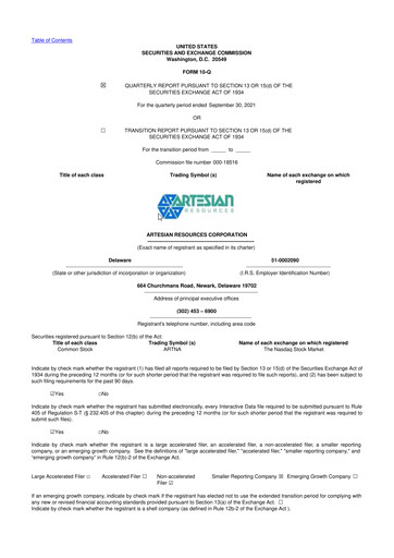 Thumbnail Artesian Resources 10-Q Quarterly Report FY2021 