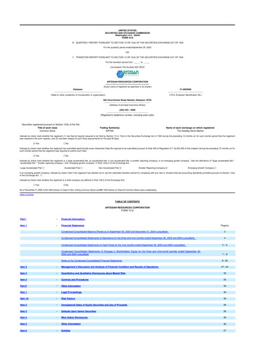 Thumbnail Artesian Resources 10-Q Quarterly Report FY2025 