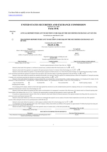 Thumbnail Flex 10-K Annual Report 2023