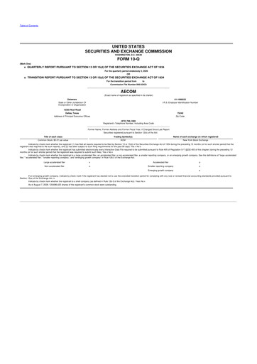 Thumbnail AECOM 10-Q Quarterly Report FY2026 