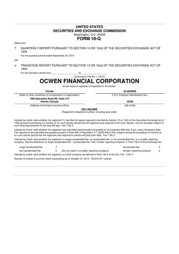 Thumbnail Onity Group 10-Q Quarterly Report FY2014 