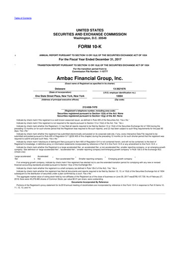 Thumbnail Octave Specialty Group 10-K Annual Report 2017