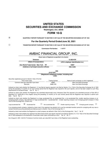 Thumbnail Octave Specialty Group 10-Q Quarterly Report FY2021 