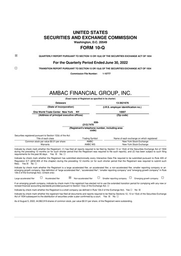 Thumbnail Octave Specialty Group 10-Q Quarterly Report FY2022 