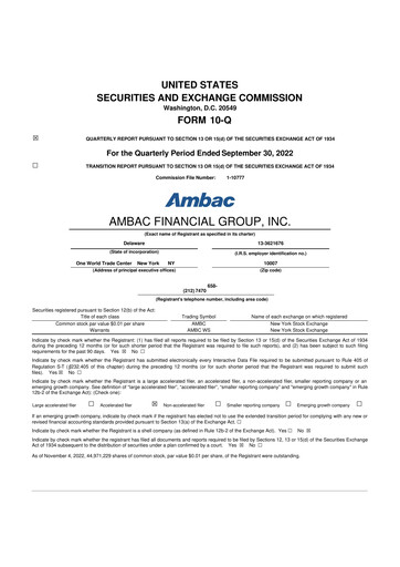 Thumbnail Octave Specialty Group 10-Q Quarterly Report FY2022 