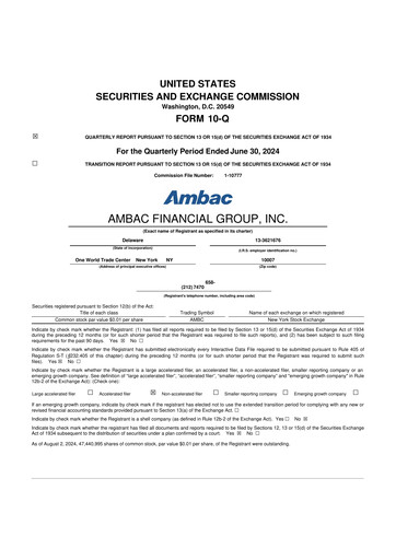 Thumbnail Octave Specialty Group 10-Q Quarterly Report FY2024 