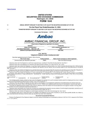 Thumbnail Octave Specialty Group 10-K Annual Report 2024