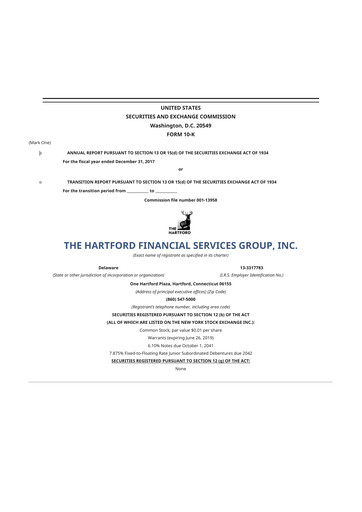 Thumbnail The Hartford 10-K Annual Report 2017