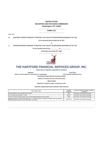 Vorschaubild The Hartford 10-Q Quartalsbericht 2021 