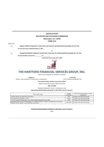 Thumbnail The Hartford 10-K Annual Report 2021