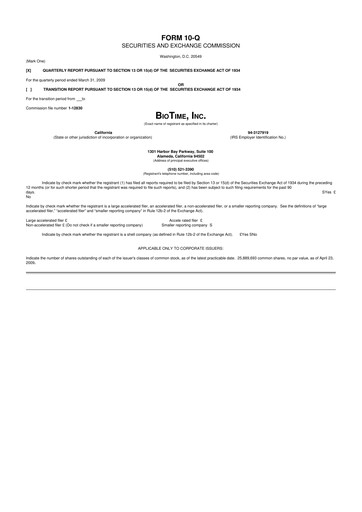 Thumbnail Lineage Cell Therapeutics
 10-Q Quarterly Report FY 