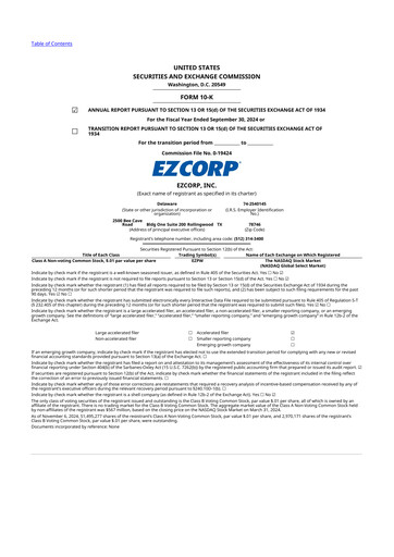 Thumbnail EZCorp 10-K Annual Report 2024