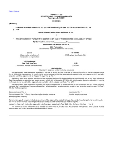 Thumbnail Stagwell 10-Q Quarterly Report FY2017 