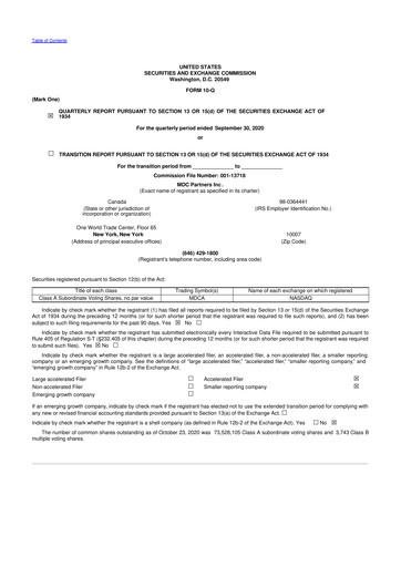 Thumbnail Stagwell 10-Q Quarterly Report FY2020 