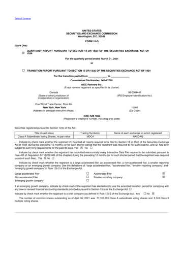 Thumbnail Stagwell 10-Q Quarterly Report FY2021 