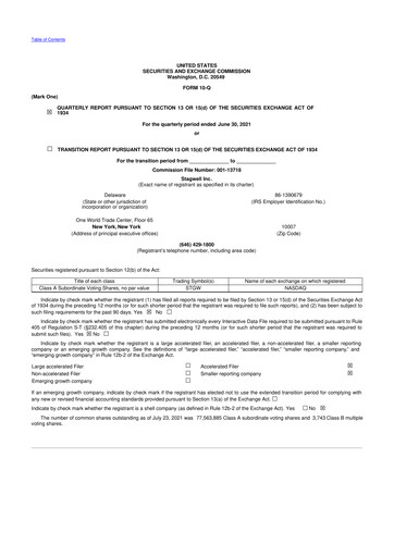 Thumbnail Stagwell 10-Q Quarterly Report FY2021 