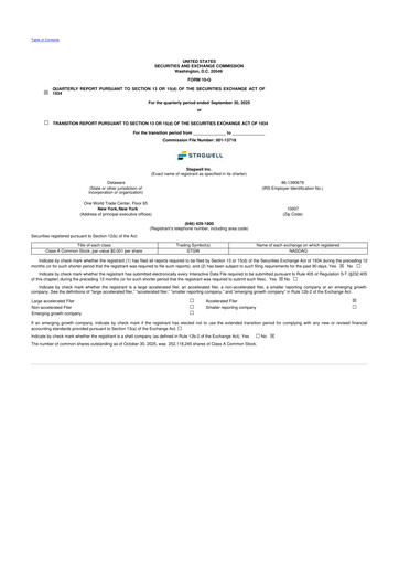 Thumbnail Stagwell 10-Q Quarterly Report FY2025 