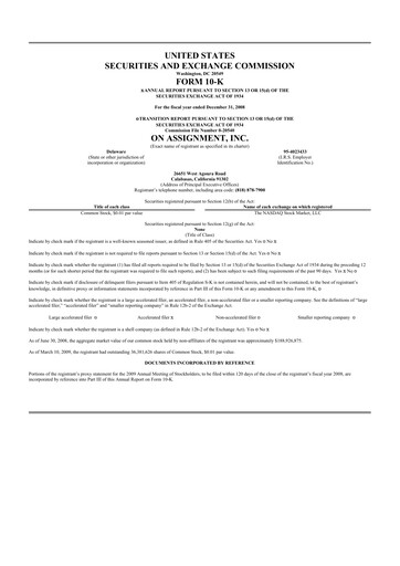 Thumbnail ASGN 10-K Annual Report 