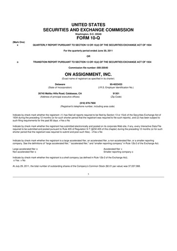 Thumbnail ASGN 10-Q Quarterly Report FY2011 