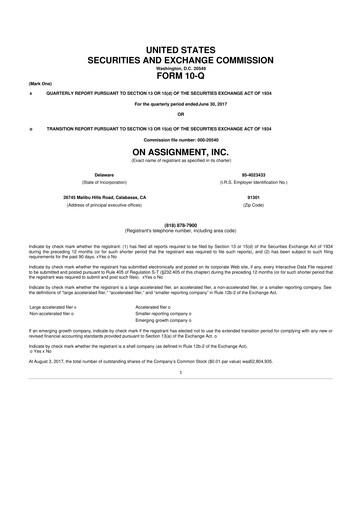 Thumbnail ASGN 10-Q Quarterly Report FY2017 